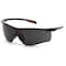 Carhartt Cayce, Safety Glasses, Anti-Fog, gray Lens, Black Frame CHB920ST - alternate 1